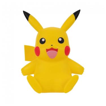 Imagem de Figura Pokémon Pikachu Select Jazwares vinil amarela 20 cm para exposição