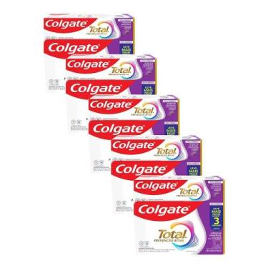 Imagem de Kit 5 Pack Creme Dental Colgate Total Gengiva Reforçada 90g 3un Cada