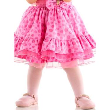 Imagem de Meia calça bebê fio 20 lobinha 2571-01, Rosa, 5 MESES A 2 ANOS