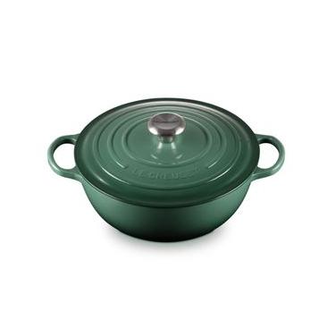 Imagem de PANELA MARMITA LE CREUSET SIGNATURE 26CM EM FERRO FUNDIDO VERDE ARTICHAUT 21114267950430