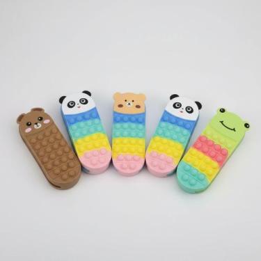 Imagem de Estojo Escolar Infantil Divertido Sortido Criança - Sortida - First, S