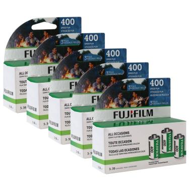Imagem de Filme Fujifilm 400 Color Negative 35 mm (36 exposições) x5 - pacote com 3