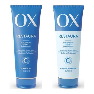 Imagem de Kit OX Restaura Shampoo e Condicionador 400ml cada