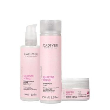 Imagem de Kit Cadiveu Professional Essentials Quartzo Shine Shampoo Máscara e Pr