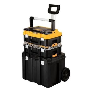 Imagem de Torre Modular Organizadora Dewalt Tstak Dwst60404 Com Rodas Caixa Ferr
