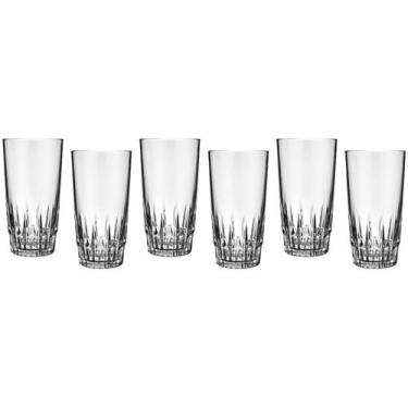 Imagem de Jogo Copos Vidro Suco Agua Drink Vegas 330ml Nadir 6 Unids, Transparen