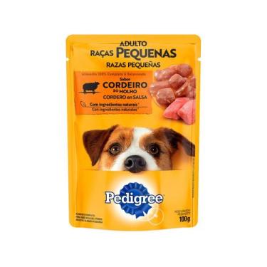 Imagem de Ração Úmida Pedigree Sachê Sabor Cordeiro ao Molho para Cães Adultos R