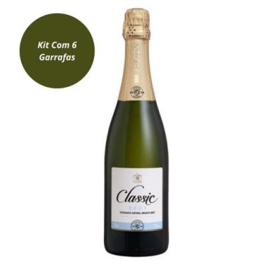 Imagem de Espumante Fino Salton Classic Brut 750ml Kit Com 6 Garrafas