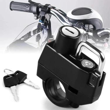 Imagem de Trava Antifurto Para Capacete De Motocicleta, Compacta, Resistente Às 