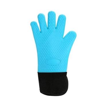 Imagem de Luvas De Silicone Resistentes Ao Calor Para Cozinha, Churrasco, Grelha