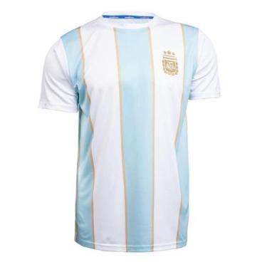Imagem de Camiseta Argentina Masculina - Balboa, Branco, Azul claro, P