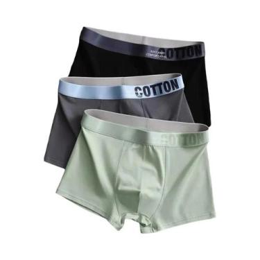 Imagem de Cuecas Boxer Masculinas De Algodão Com Grafeno, Kit Com 3 Peças, Confo