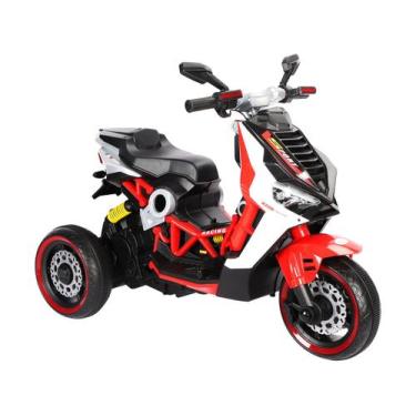 Imagem de Moto Elétrica Infantil 12V Scooter Sport - Bandeirante, Vermelho