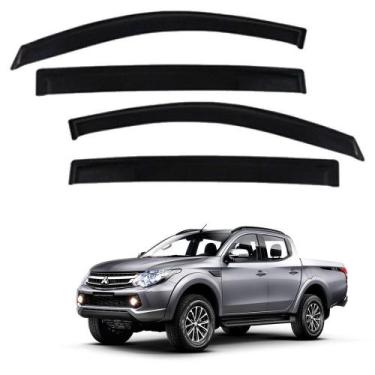 Imagem de Calha De Chuva L200 2017 2018 2019 2020 Cabine Dupla - PRESCALHAS