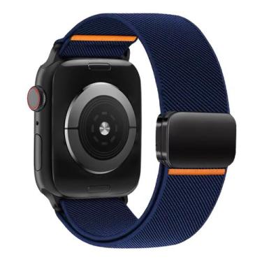Imagem de Pulseira Nylon Magnética Line Compatível com Apple Watch - Baú do Viki