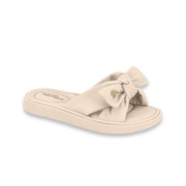 Imagem de Sandalia Chinelo Modare Feminino Conforto Slide Nobuck Ultra Soft Ortopedico Ref: 7208....