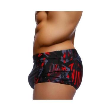 Imagem de Roupa De Banho Multicolorida Respirável Para Homens, Boxer Sexy Hi-Q, 