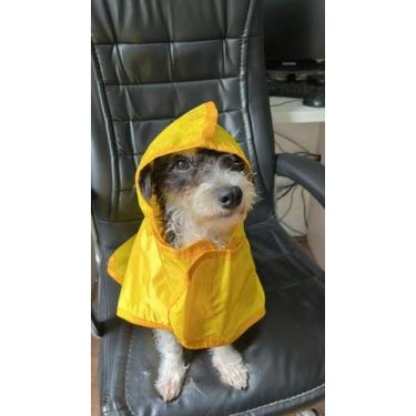 Imagem de Capa Chuva Impermeável Para Cachorro - tam. 01 - King Of Pets, Amarela