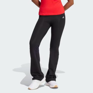 Imagem de Calça Flare Adidas Small Logo ESS Feminina Preta, EG
