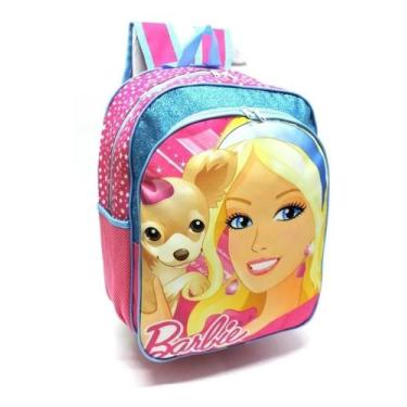 Imagem de Mochila Infantil Escolar Meninas Barbie Pets Costas M F5