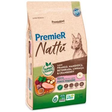 Imagem de Ração Premier Nattu para Cães Sênior de Porte Pequeno Sabor Mandioca 1