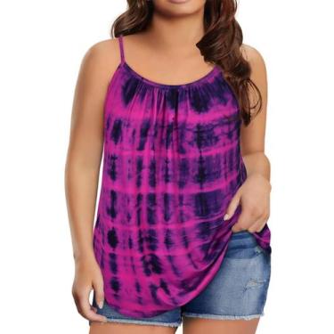 Imagem de Camisola regata TIYOMI Plus Size para mulheres com alça espaguete