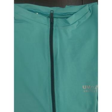 Imagem de Camisa Feminina Proteção UV C/ Zíper para Academia, Praia, Ciclismo e 