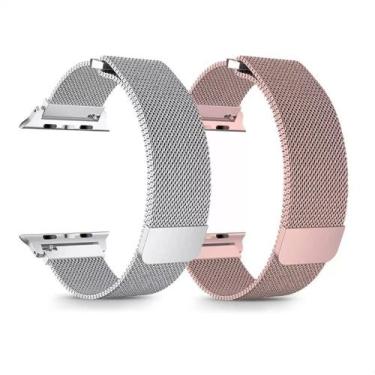 Imagem de Pulseira Metal Milanese 42mm até 45mm Para Smartwacth Magnetica - Pein