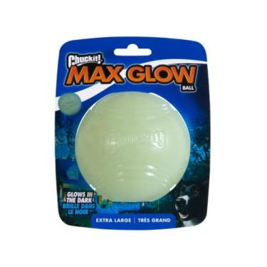 Imagem de Brinquedo Luminoso Bola Chuckit Max Glow Brilha No Escuro Para Cães Ex