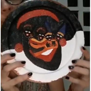 Imagem de Prato decorativo artezanal
