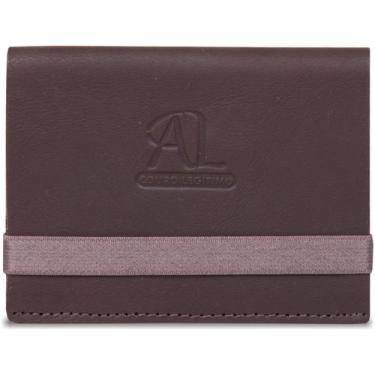 Imagem de Porta Cartões Couro Artlux Slim 552, Cafe