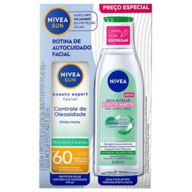 Imagem de Kit Nivea Sun Protetor Solar Facial FPS60 50g+Água Micelar 200ml