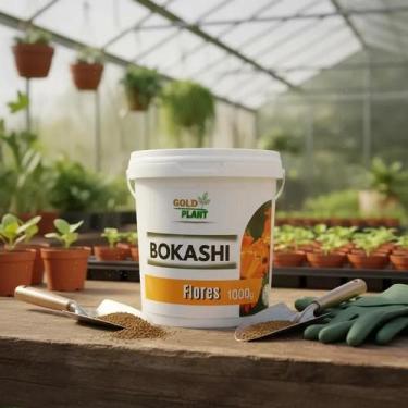 Imagem de Bokashi fertilizante adubo orgânico farelado para Flores Gold Plant, 8