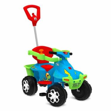 Imagem de Quadriciclo Infantil - Passeio e Pedal - Smart Quad - Azul - Bandeiran