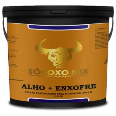 Imagem de Allium Pra Mosca Chifre Carrapatos Vermes Bovinos 10kg - Sócoxomix