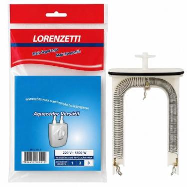 Imagem de Resistência Lorenzetti 5500W 127V para Aquecedor Versátil Espiral