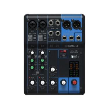 Imagem de Mesa de Som MG06 6 Canais com Pré-Amplificadores D-PRE Classe-A Bivolt Preta Yamaha