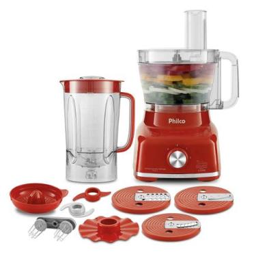 Imagem de Multiprocessador Philco PMP1600V 9 em 1 vermelho 1700w, 110V