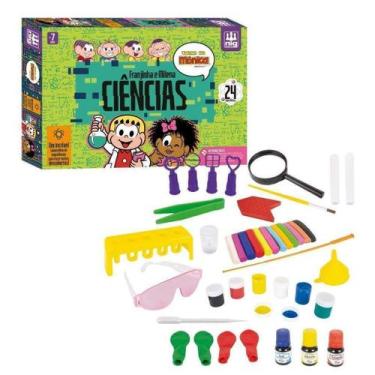Imagem de Kit Laboratório Infantil Franjinha e Milena Com 24 Experiências Para F