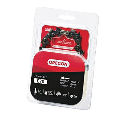 Imagem de Oregon E70 corrente de motosserra PowerCut de 50 cm – serve para Echo, McCulloch e mais