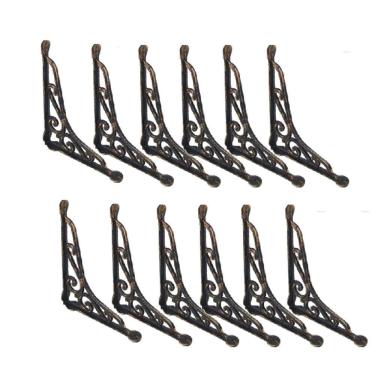 Imagem de Kit 12 Cantoneiras Protetora Alumínio Para Parede Reforçada