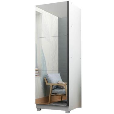 Imagem de Sapateira Gelius Esmeralda Gold 1 porta com espelho - Branca