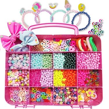 Imagem de Kit de Pulseiras Infantil Maleta Pulseiras + De 2000 Pçs - Grupo