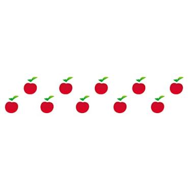 Imagem de Stencil de Acetato para Pintura OPA Simples 10 x 30 cm - 039 Frutas Maçã I