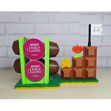 Imagem de Suporte decorativo compativel com Capsulas Dolce Gusto - Tema Super Mario