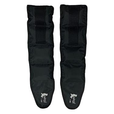Imagem de Par Caneleiras de Peso 1Kg Cada DF2031 Preta Dafoca Sports
