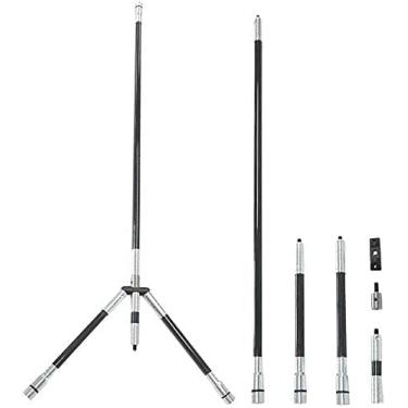 Imagem de SHARROW Conjunto estabilizador de barra de equilíbrio com arco de fibra de carbono 76,2 cm 25,4 cm 10,1 cm Estabilizador de arco de fibra de carbono para arco recurvo e arco composto de caça