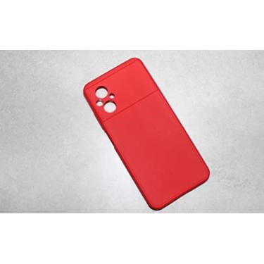 Imagem de Capa Case Silicone Para Novo Xiaomi Poco M5 - Vermelho