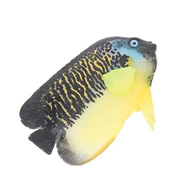 Imagem de POPETPOP 1 Unidade peixe artificial brinquedos de animais aquário de peixes tropicais decoração ornamento peixe de simulação peixes falsos de aquário quebra-cabeça peixe falso peixe-anjo