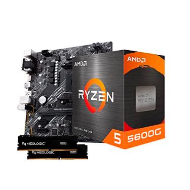 Imagem de KIT UPGRADE AMD RYZEN 5 5600G, PLACA MÃE A520M, 32GB DDR4, NEOLOGIC - NLI84631